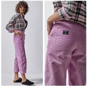 LEE X THE BROOKLYN CIRCUS WHIZIT AP Embossed Corduroy Pants Sugar Lilac Size 29